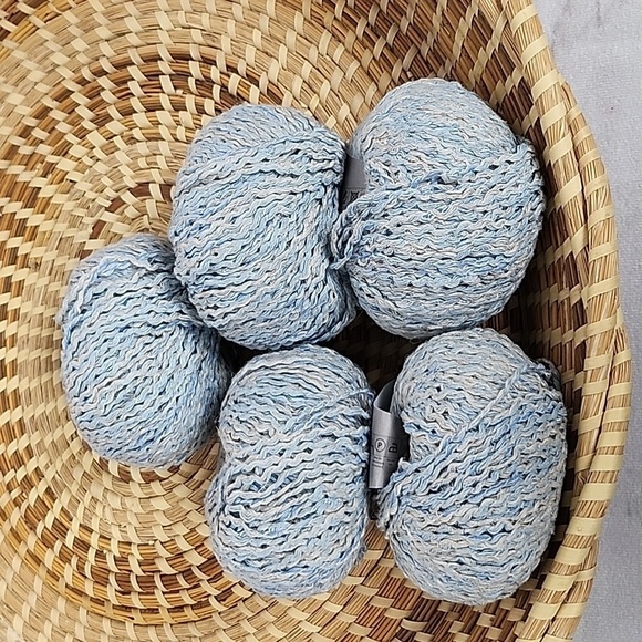 Nashua Sonora 515 Yds 5 Cakes Sky Blue Gray Silk Blend Yarn NWT - Picture 2 of 4